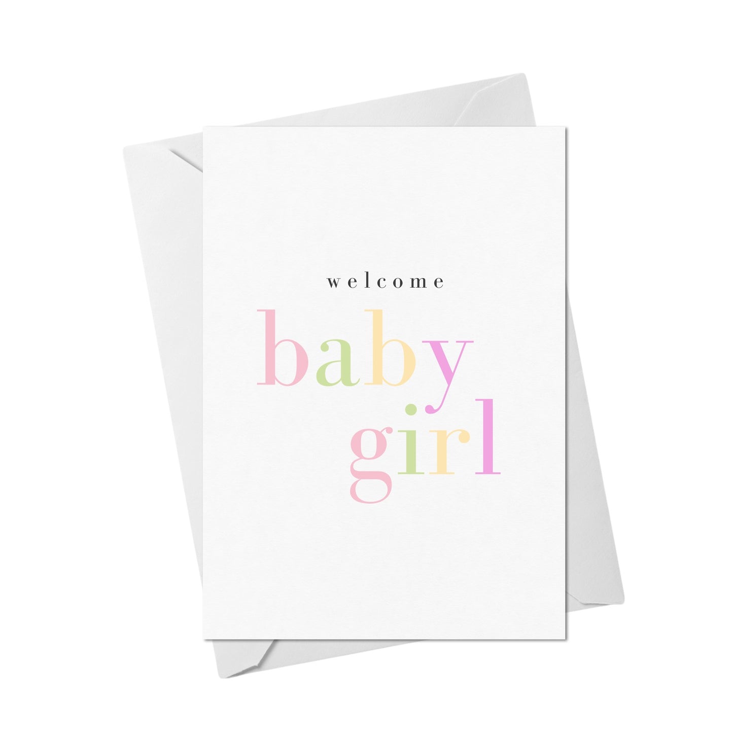 Baby Girl Card