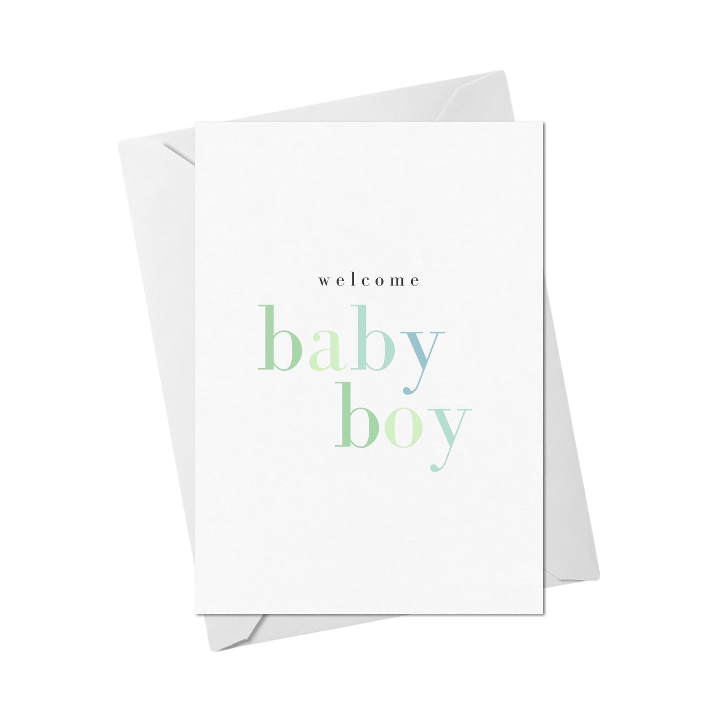 Baby Boy Card