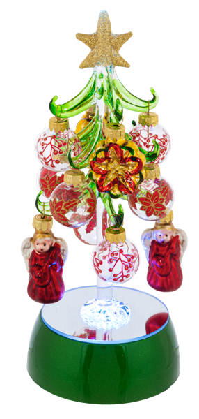 Light Up Christmas Tree with Ornaments, 3 styles
