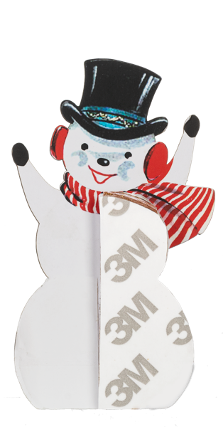 Honeycomb Santa & Snowman Figurines, 2 styles