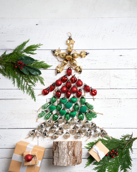 Mini Green Mercury Pinecone Ornament