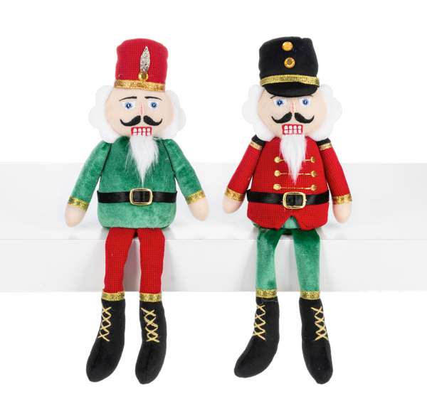 Nutcracker Shelf Sitters, 2 styles