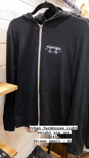 Urban Farmhouse Zip-Up Hoodie