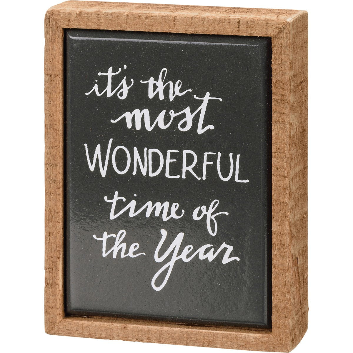 Wonderful Time of Year Box Sign