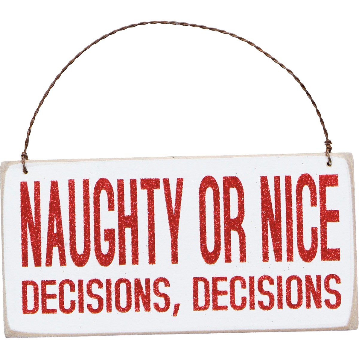 Ornament - Naughty Or Nice