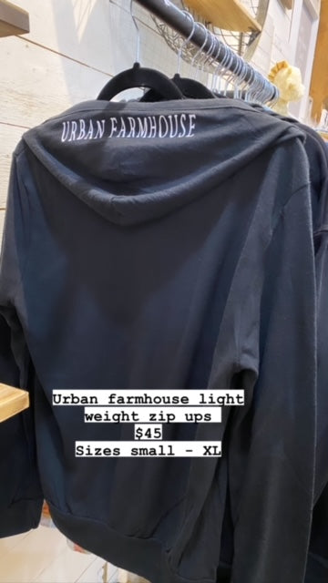 Urban Farmhouse Zip-Up Hoodie