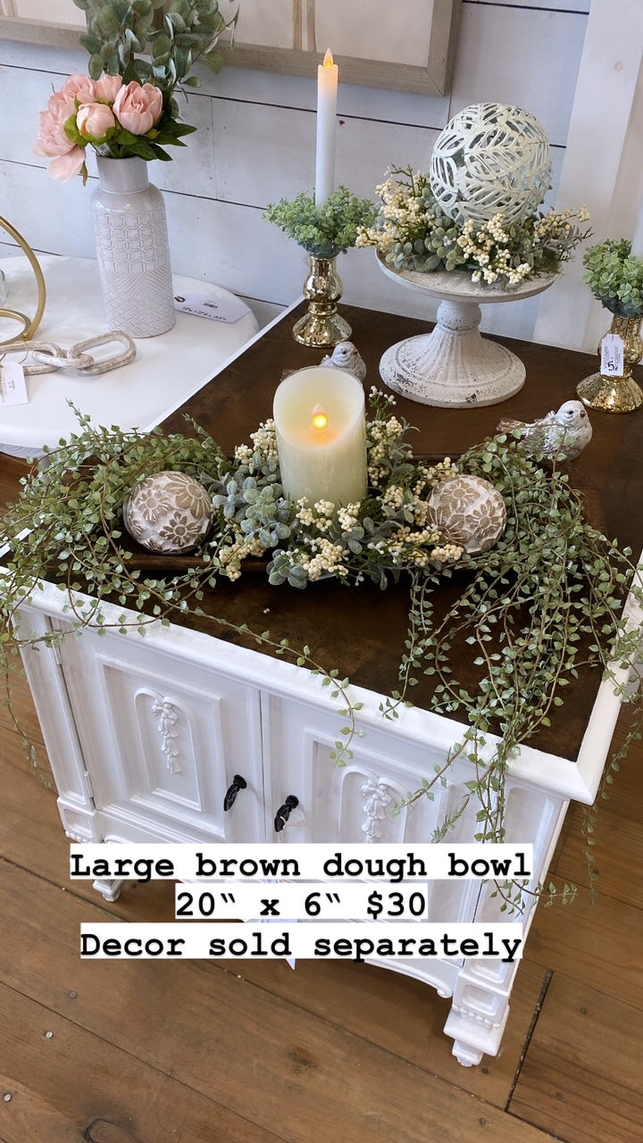 Bradleigh Large Wood Dough Bowl