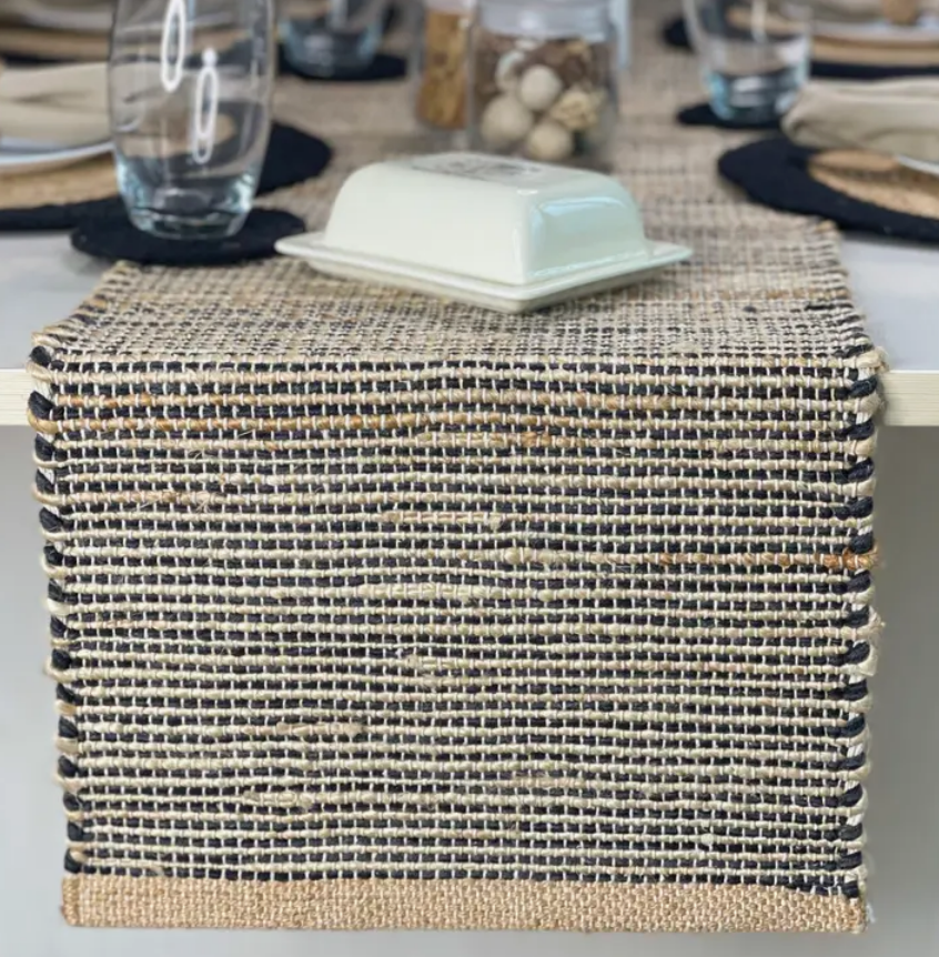 Ombre Jute Table Runner, 2 colors