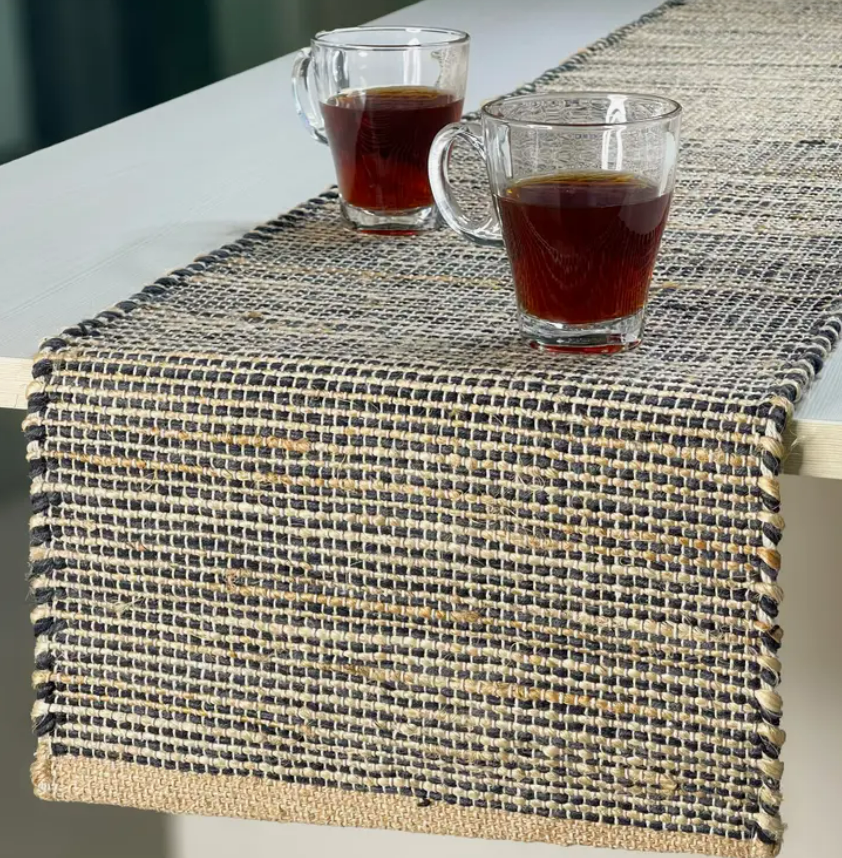 Ombre Jute Table Runner, 2 colors