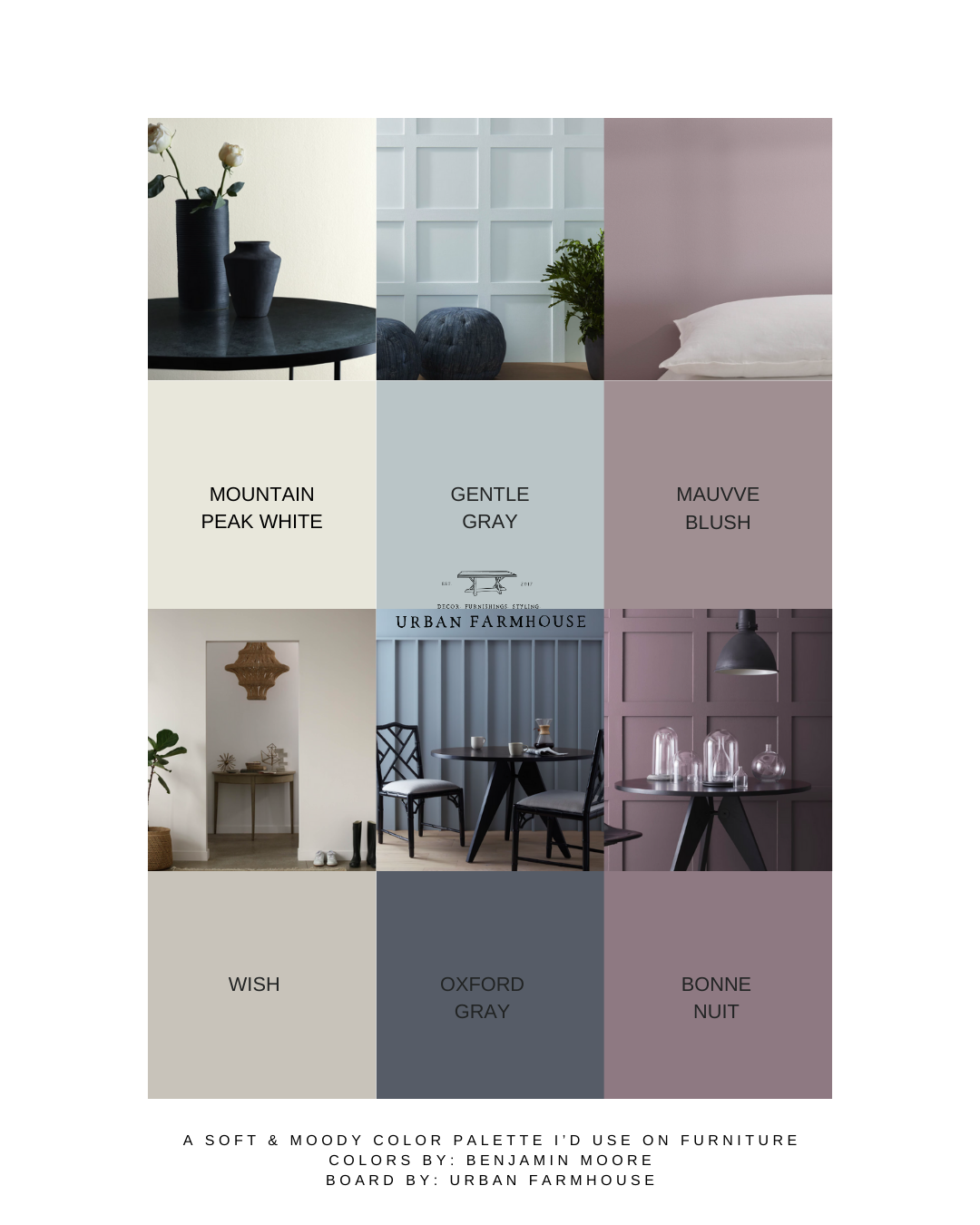 A Soft & Moody Color Palette I’d Use on Furniture