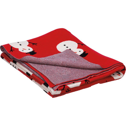 Snowmen Throw Blanket