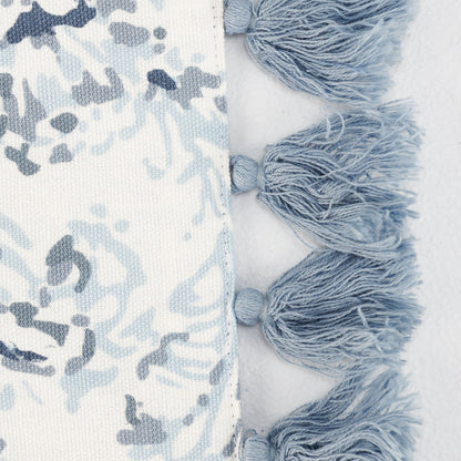 Indigo Blue Floral Table Runner