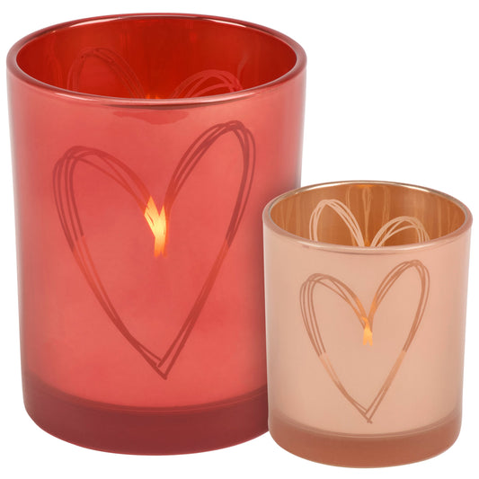 Hearts Candle Holder, 2 styles