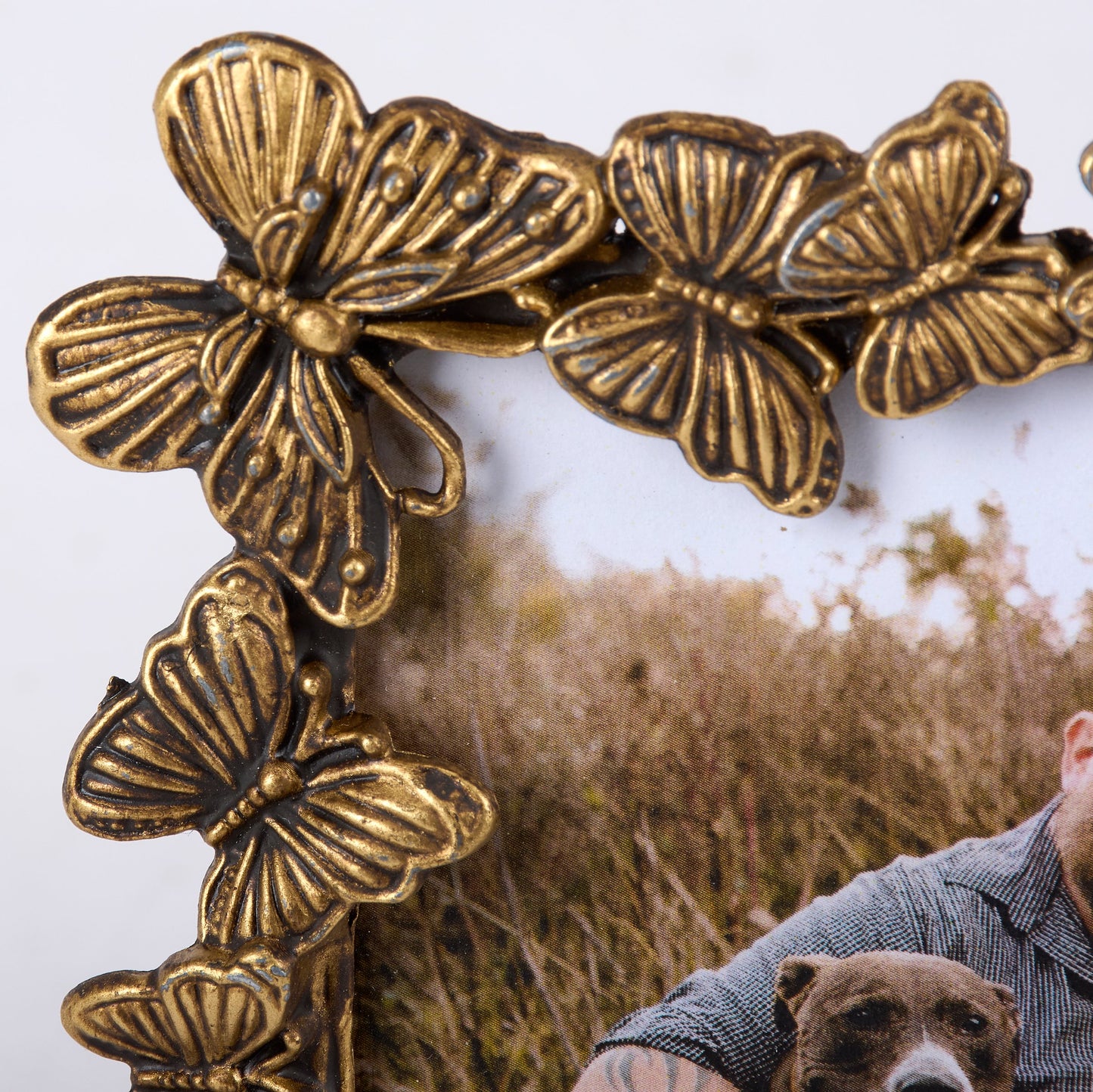 Gold Butterfly Photo Frame