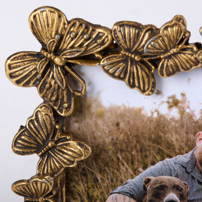 Gold Butterfly Photo Frame