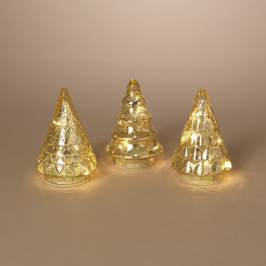 Mercury Gold Glass Tree, 3 styles (Copy)