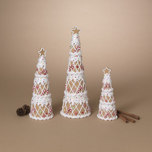 Holiday Gingerbread Trees, 3 sizes