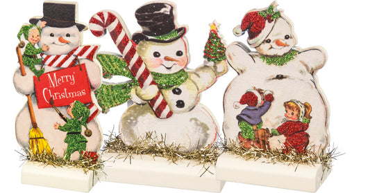 Retro Snowmen, 3 styles