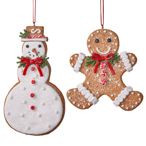 Gingerbread Ornaments, 2 styles