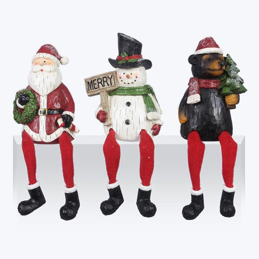 Christmas Shelf Sitters, 3 styles