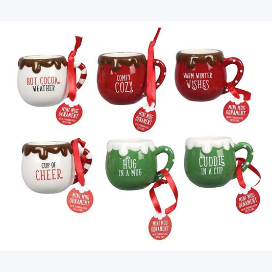 Cocoa and Cookies Coffee Pod Ornaments, 6 styles