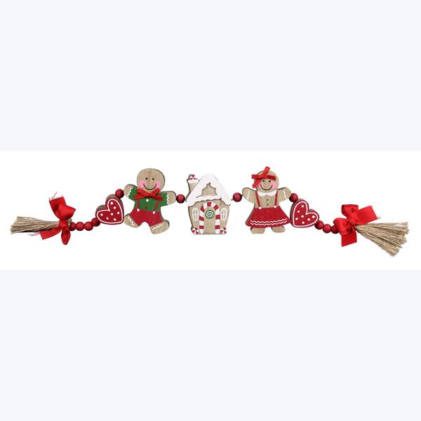 Wood Cocoa and Cookies Garland