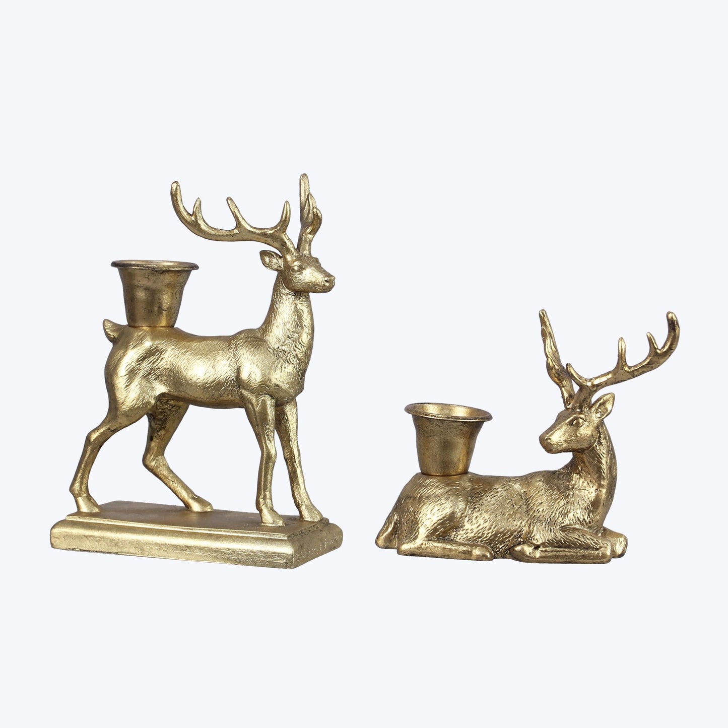 Gold Deer Candle Holder, 2 styles