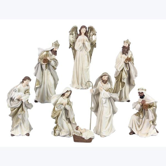 Resin Nativity Set, 8 Pcs