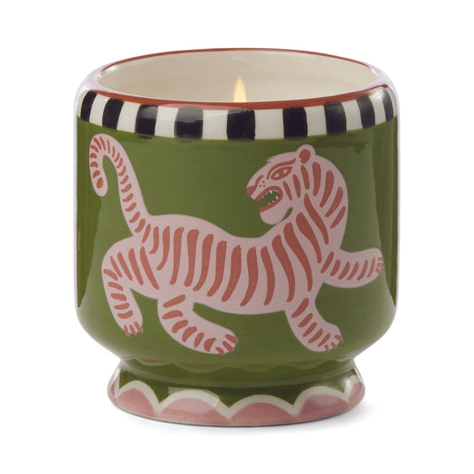 Ceramic Tiger Candle