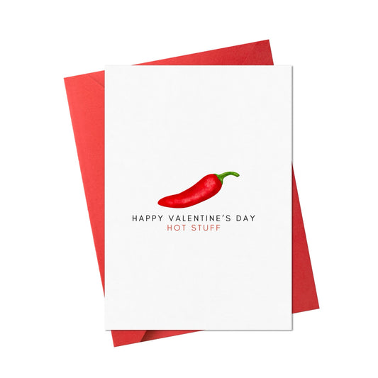 Hot Stuff Valentine's Day Card