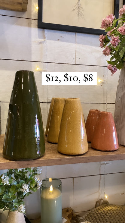 Margot Terra-cotta Vases, 3 sizes