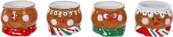 Mini Gingerbread Ceramic Bowl, 4 styles