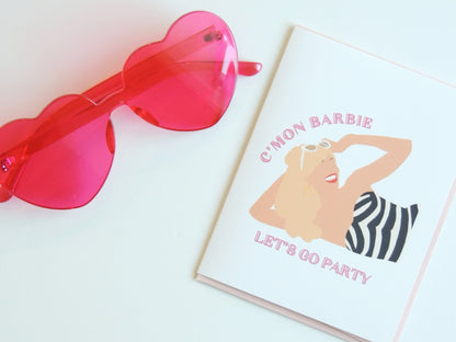 Barbie Birthday Card