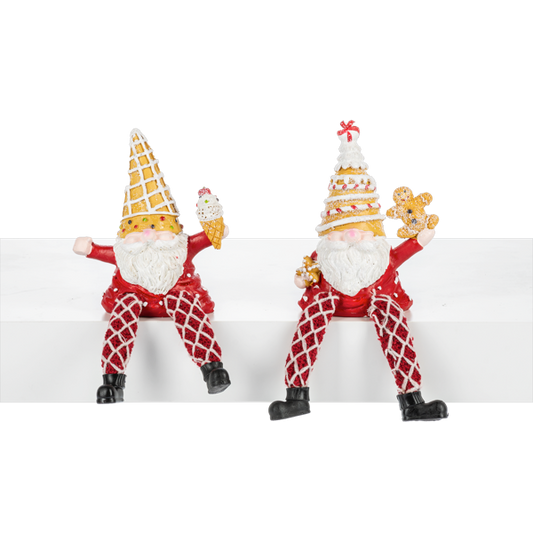 Sweet Christmas - Santa Shelf sitters, 2 styles