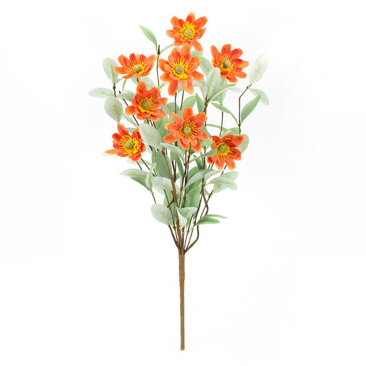 Dark Orange Flower Pick