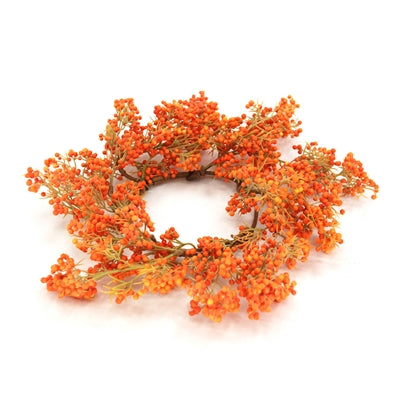 Mountain Ash Orange Berry Candle Ring