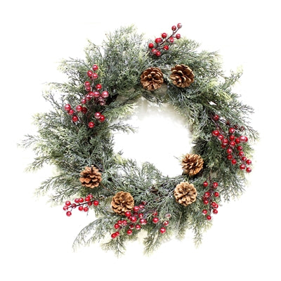 Holiday Cedar Wreath