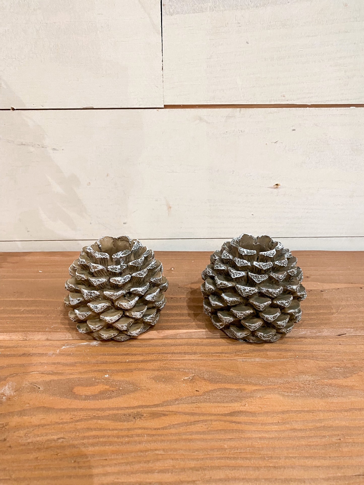 Pinecone Taper Candle Holder