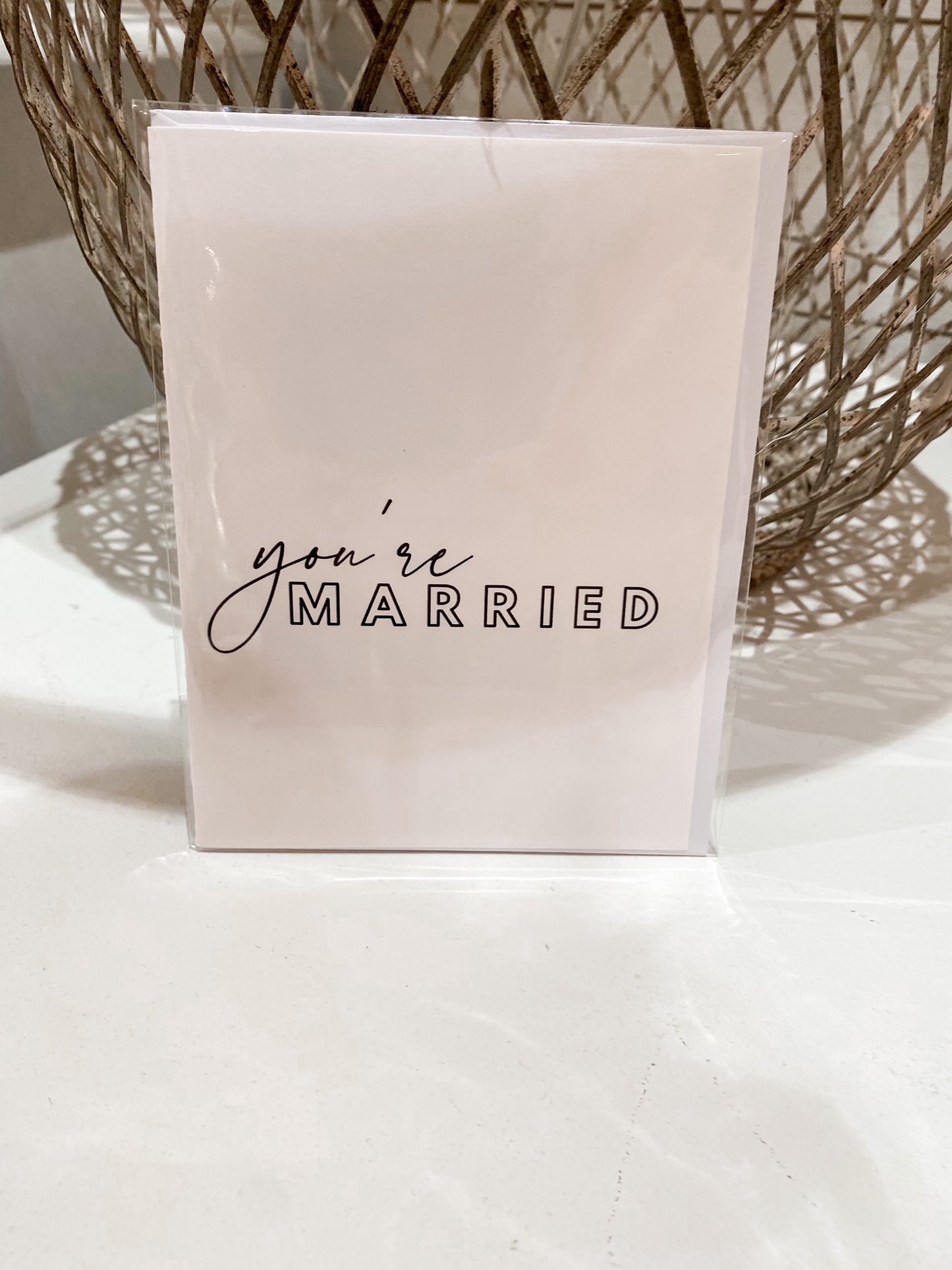 You're Married Card