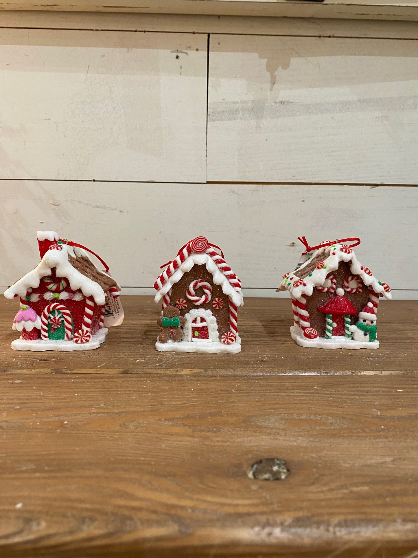 Clay Dough Holiday Gingerbread Ornaments, 3 styles