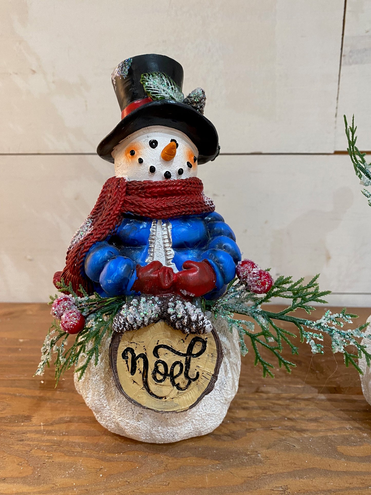 Holiday Snowman w/ Sign, 3 styles