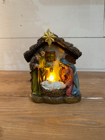 Lighted Nativity, 2 styles