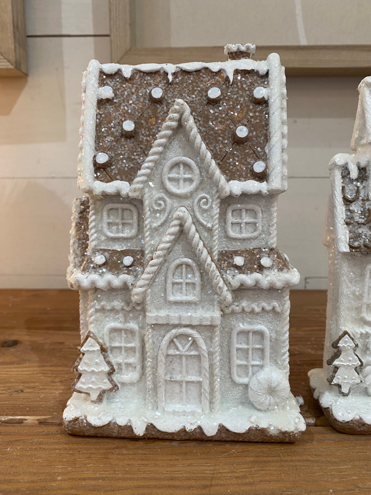 Neutral Gingerbread House Large, 2 styles – Urban Farmhouse Market