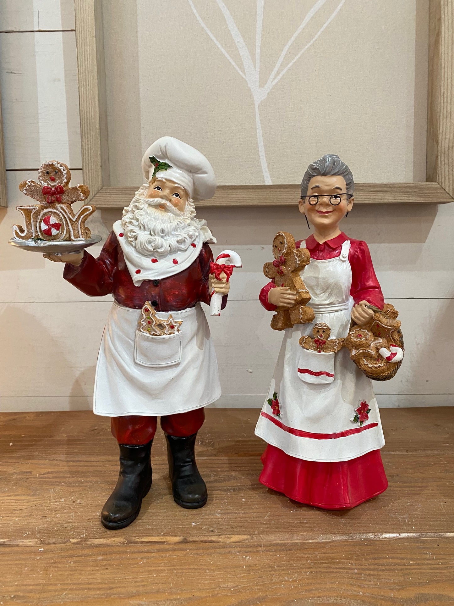 Mr. and Mrs. Chef Claus SET