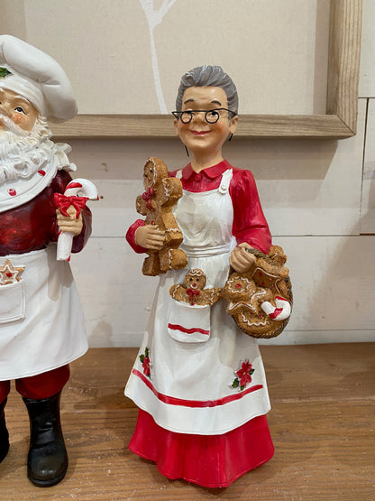 Mr. and Mrs. Chef Claus SET