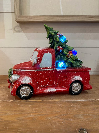 Large Resin Holiday Vehicle, 3 styles