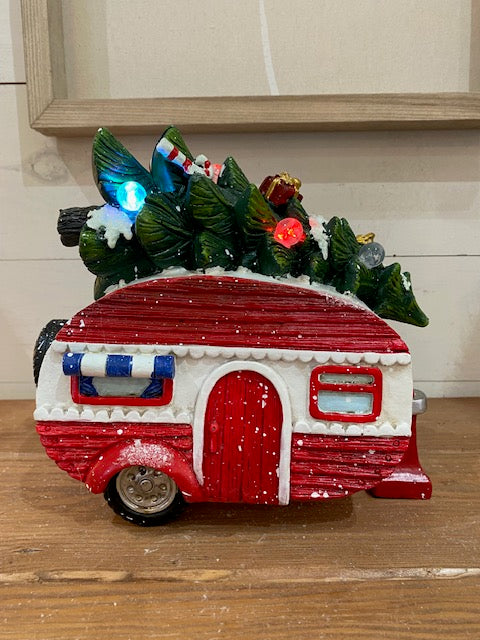 Large Resin Holiday Vehicle, 3 styles