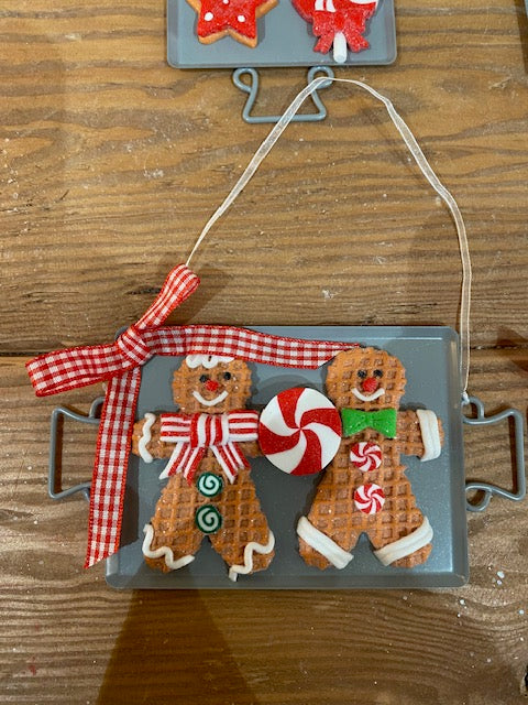 Clay Dough Holiday Sugar Cookie Ornament, 4 styles