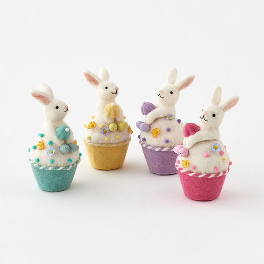 Bunny Cupcake, 4 colors