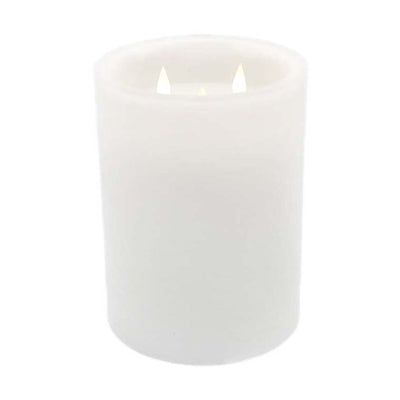 White 3 Flame LED Candle